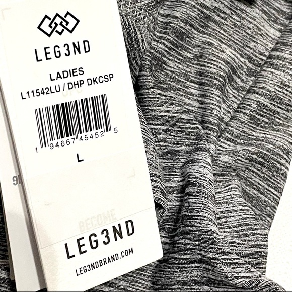 Legend Womens Active Athletic Performance Charcoal Top L11542LU Size L NWT - Picture 8 of 15
